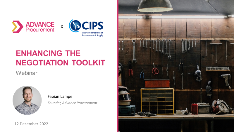 Enhancing the negotiation toolkit webinar